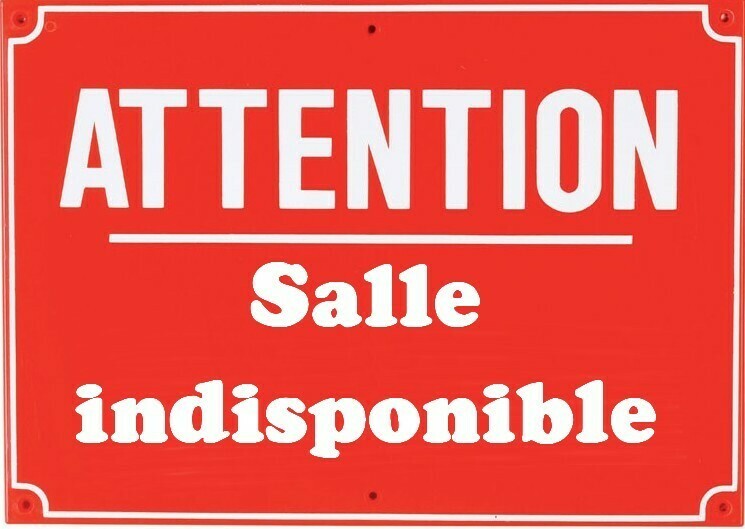 Indisponibilité de la salle / annulation des cours